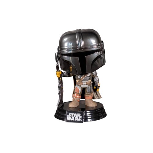 Mandalorian Chrome Funko Pop Star Wars Exclusivo Special Edition 
