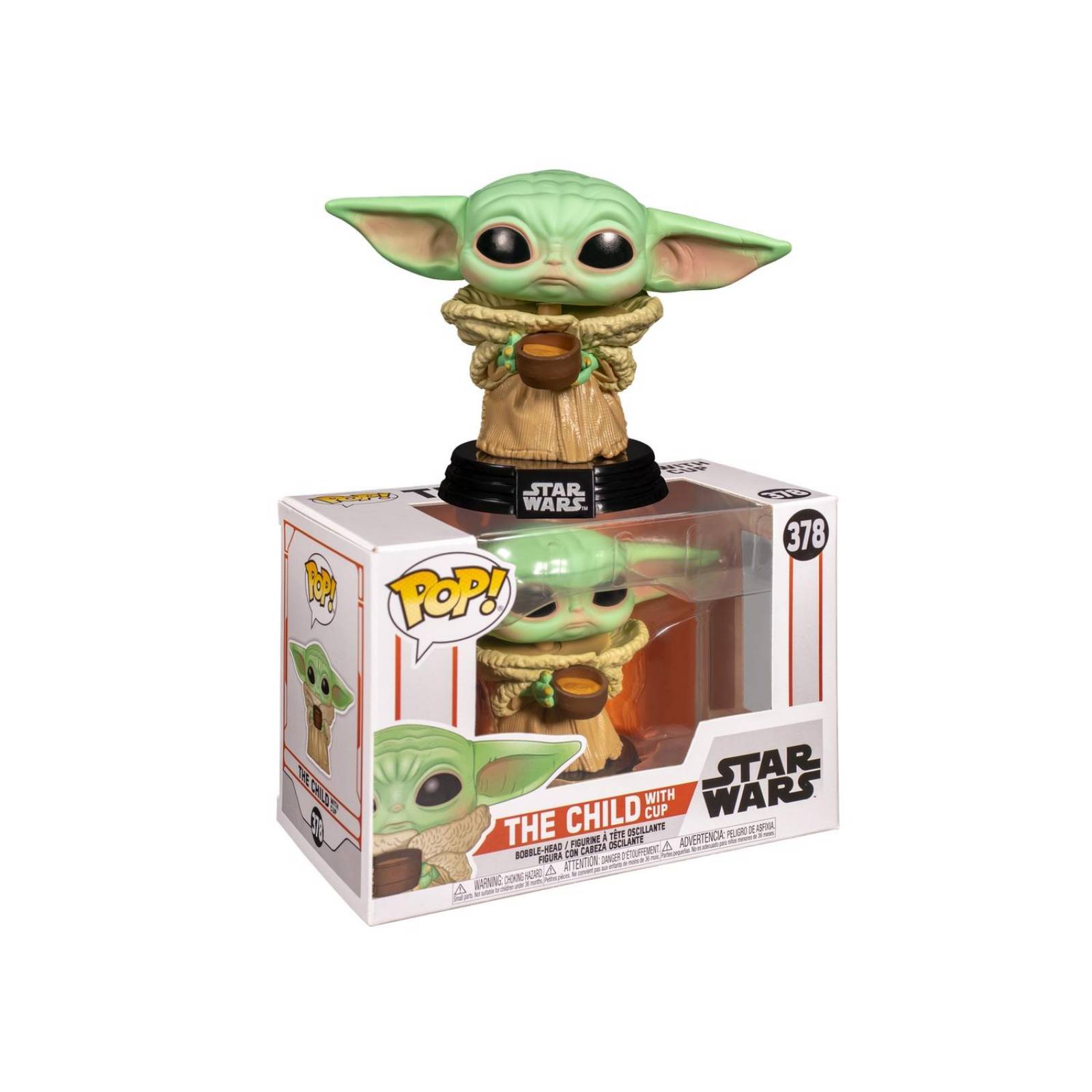 funko pop baby yoda with cup