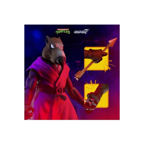 Splinter TMNT Super7 Ultimates Teenage Mutant Ninja Turtles 7-inch 