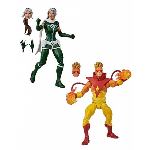 Rogue and Pyro 6-Inch X-Men Marvel Legends 