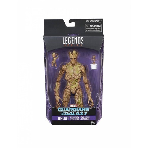 Groot evolution Marvel Legends Guardianes de la Galaxia Exclusivo 