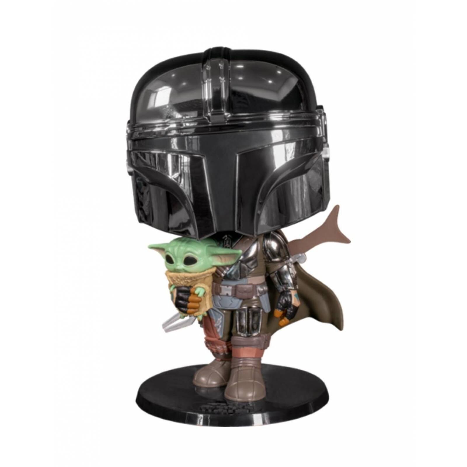 The Mandalorian Chrome 10 Pulgadas Funko Pop Star Wars - Sears