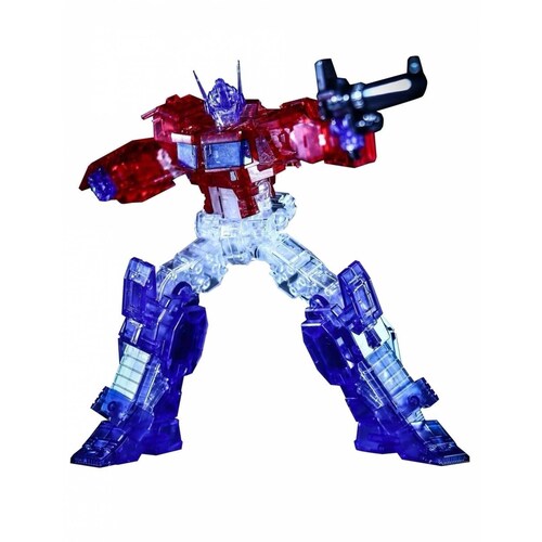 Transformers Optimus Prime IDW Clear Version Furai Model Kit Flame Toys 