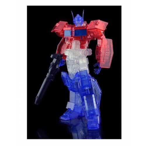 Transformers Optimus Prime IDW Clear Version Furai Model Kit Flame Toys 