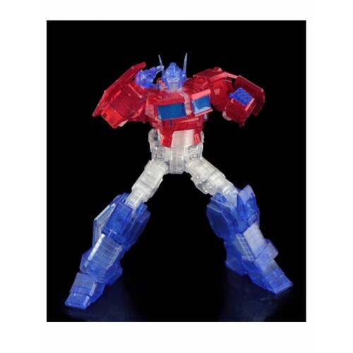 Transformers Optimus Prime IDW Clear Version Furai Model Kit Flame Toys 