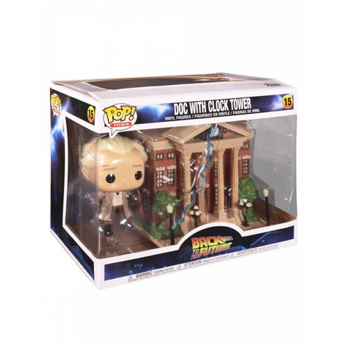 Doc Brown with Clock Tower Funko Pop Back to the Future 