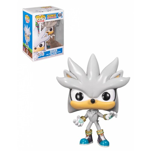 Silver Hedgehog Funko Pop Sonic 30 Aniversario 