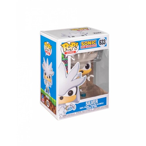 Silver Hedgehog Funko Pop Sonic 30 Aniversario 