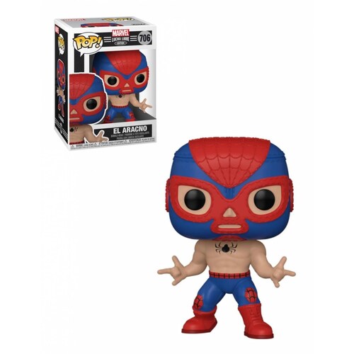 Spiderman El Aracno Funko Pop Marvel Luchadores 
