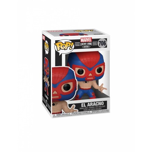 Spiderman El Aracno Funko Pop Marvel Luchadores 