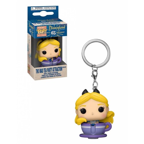 Alicia en Teacup Funko Pocket Disneyland 65th llavero 