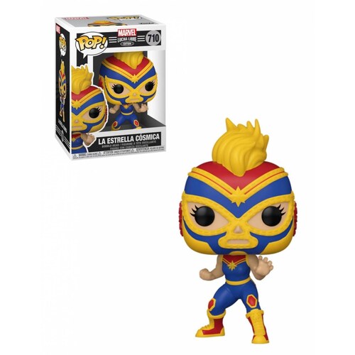 Capitana Marvel La Estrella Cosmica Funko Pop Marvel Luchadores 