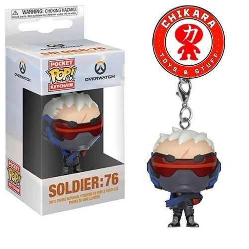 Soldier 76 Funko Pocket Pop Overwatch Llavero 