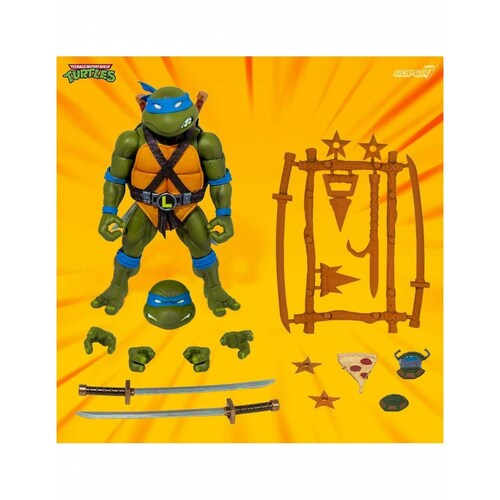 Leonardo 7 pulgadas Super7 Ultimates TMNT Tortugas Ninja 
