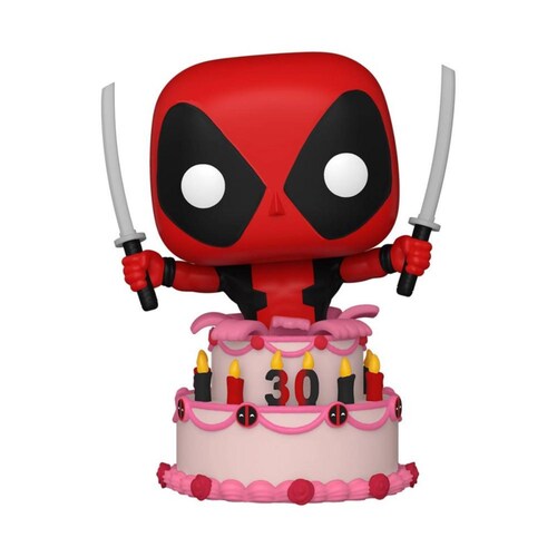 Deadpool en Pastel Funko Pop Marvel Deadpool 30 Aniversario 