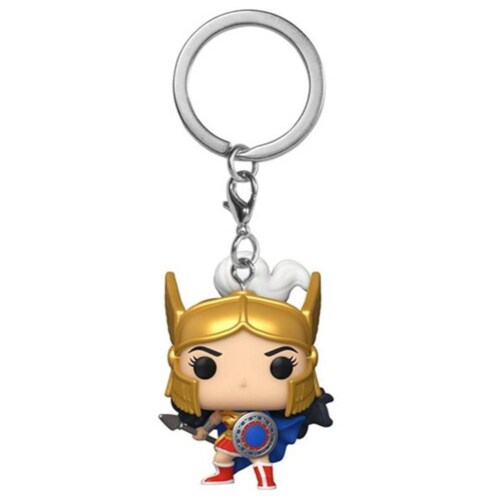 Mujer Maravilla Desafio De Los Dioses Funko Pop Llavero Wonder Woman 80 Aniversario 