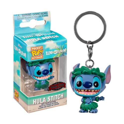 Stitch (Hula Skirt) Exclusivo Special Edition Pop Llavero Disney 