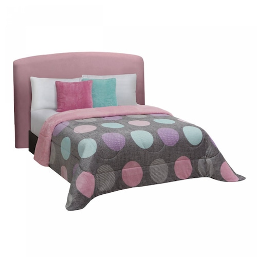 Cobertor De Borrega Matrimonial Gris Magic Térmico.