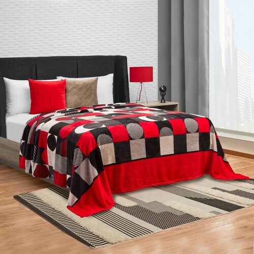 Cobertor King Size  Rojo Térmico Monza.