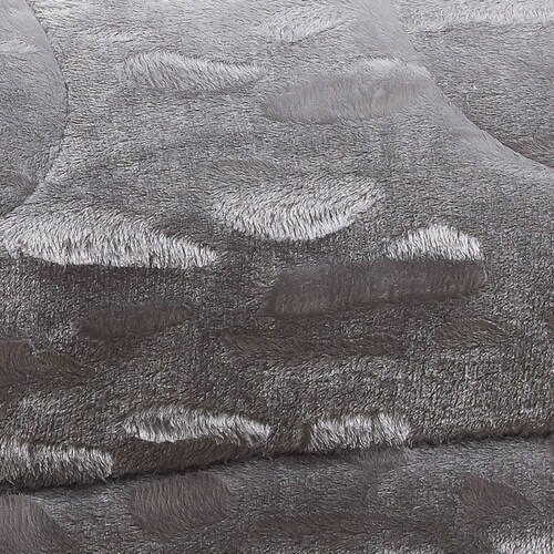 Edredón Mink Matrimonial Plata Dos Vistas Térmico Platino