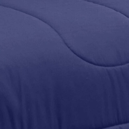 Edredón Mink King Size Azul Dos Vistas Térmico Navy.