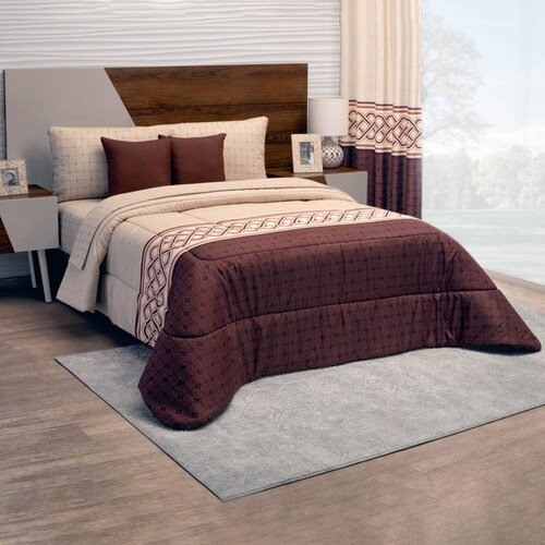 Edredón  Con Sábanas  King Size Café  Arona.