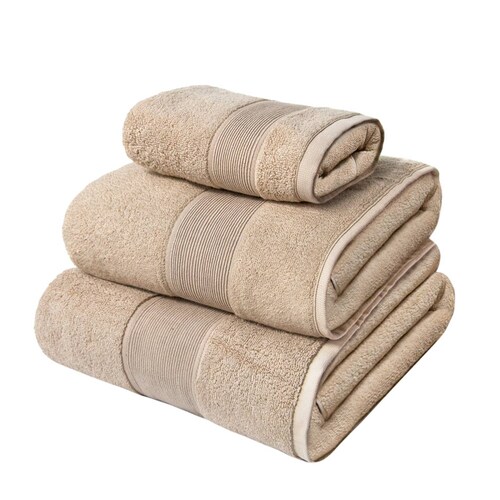 Set de 3 Toallas Arena Super Absorbente.