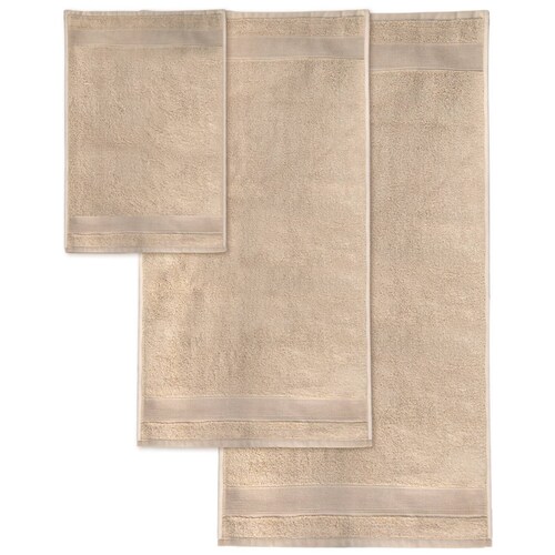 Set de 3 Toallas Arena Super Absorbente.