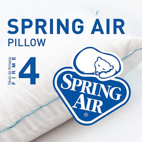 Colchón Individual Spring Air Jupiter + Protector de Colchón + 1 Almohada de Osos