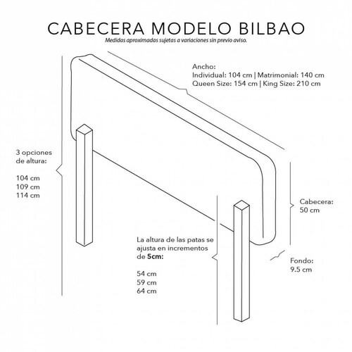 Colchón Matrimonial Restonic Flip con Cabecera Bilbao Dicasa