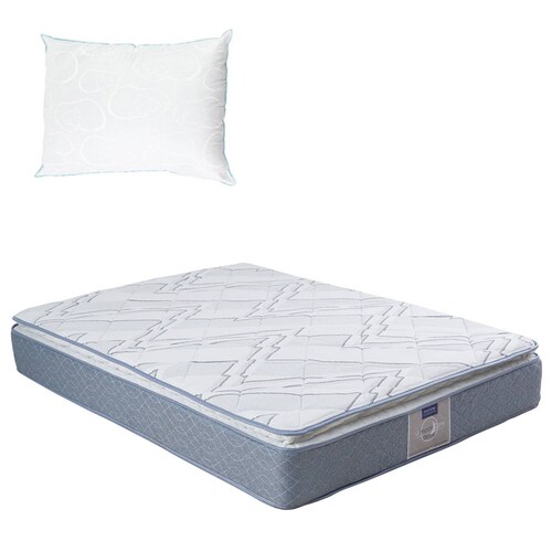 Colchón matrimonial Restonic Oxford  con almohada Spring Air Osos