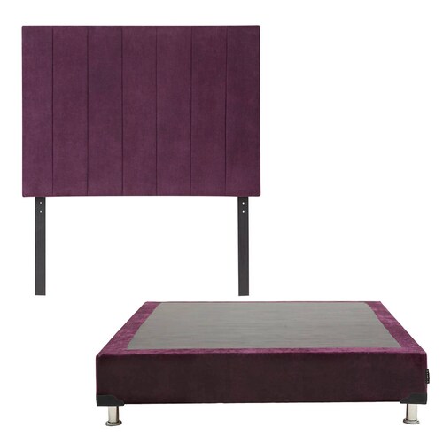 Cabecera Matrimonial Dicasa Argos con Box Morado