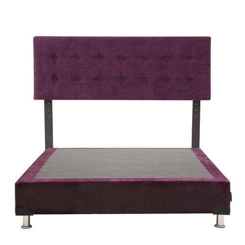 Cabecera King Size Dicasa Bilbao con Box Velvet Morado