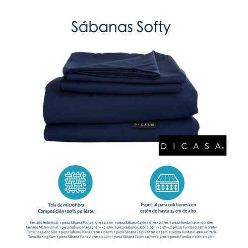 Colchon King Size Spring Air Monaco con Box, Almohada One, Sabanas y Protector