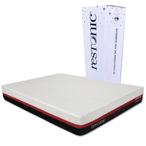 Colchon Individual Restonic Roll con Box y Sabanas Softy