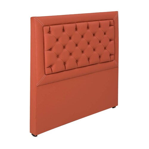 Colchon Matrimonial Spring Air Marte con Cabecera Monet Ladrillo