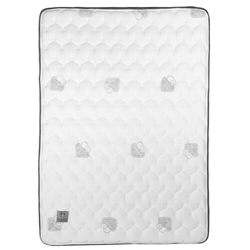 Colchon Queen Size Spring Air Phantom Con Box Negro y Almohadas 2 Pack