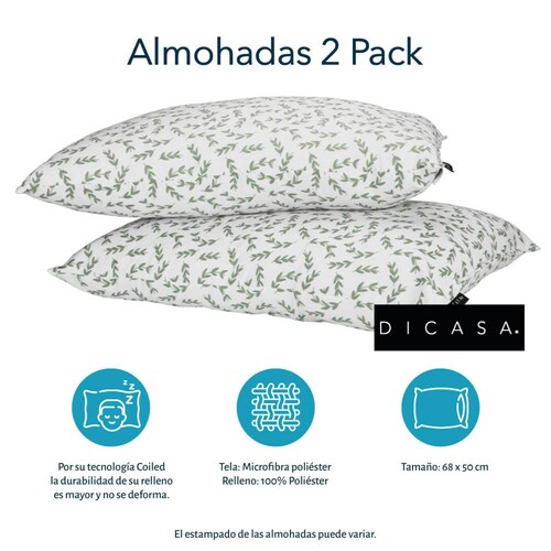 Colchon Queen Size Spring Air Phantom Con Box Negro y Almohadas 2 Pack