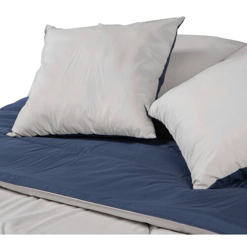 Set Edredon Couzy Dicasa king size doble vista con almohadas