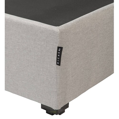 Base Cama Individual Dicasa Kuant Gris