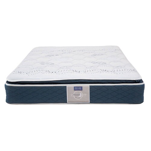 Colchón Queen Size Restonic con Base Cama Dicasa Col Beige y Edredon Palermo