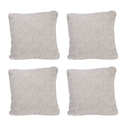 Combo de 4 Cojines Dicasa ZitaOne Pecora Blanco con Negro Grande