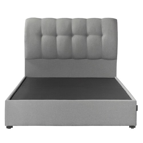 Cabecera Dicasa Nube con Base Cama matrimonial gris
