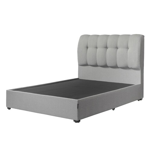 Cabecera Dicasa Nube con Base Cama matrimonial gris