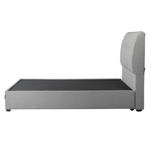 Cabecera Dicasa Nube con Base Cama matrimonial gris