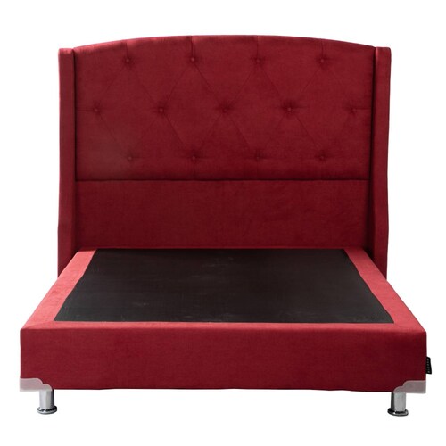 Cabecera Queen Size Dicasa Zefyr con Box Rojo