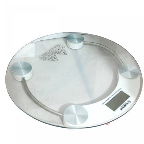 BÃ¡scula De BaÃ±o Digital Vidrio Templado 180kg Max Kg/lb