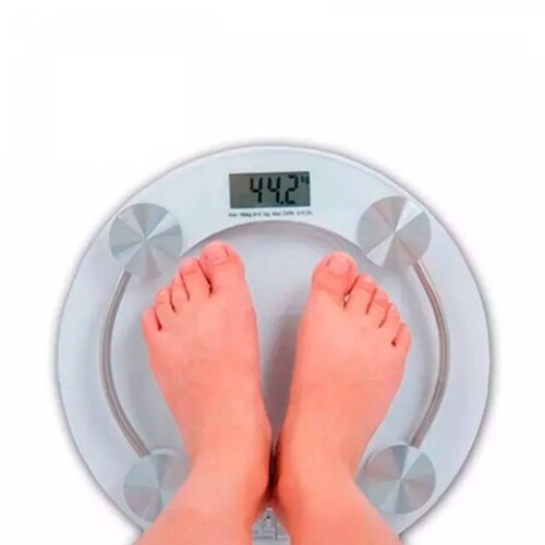 BÃ¡scula De BaÃ±o Digital Vidrio Templado 180kg Max Kg/lb