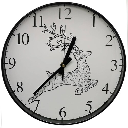 Reloj de Pared 30 cm silencioso reno