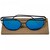 Gafas de sol tipo ojo de gato azul con marco negro con funda